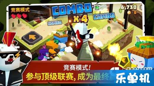 滑动蓝色方块